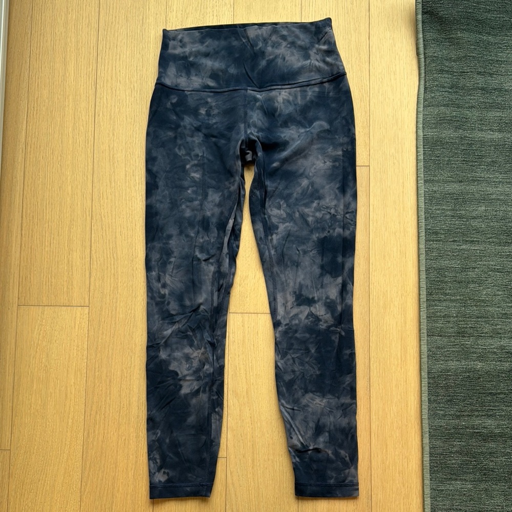 lululemon athletica Tie-Dye Leggings - Blue and Gray